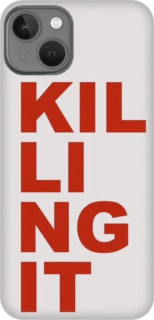 killing it Silicone case Θήκη για iPhone 13 red