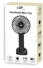LGP HANDHELD MINI FAN BLACK
