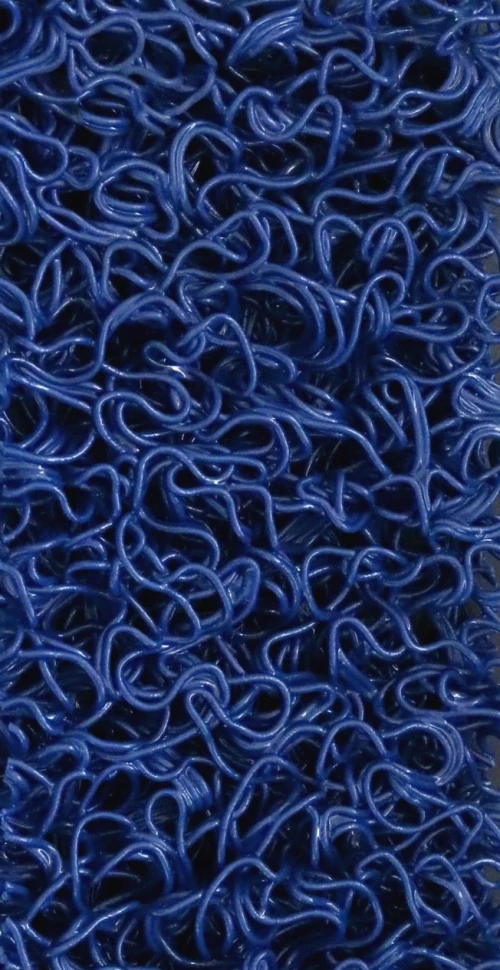 Πατάκι εξώπορτας Europe Blue 15mm Διάτρητο φάρδος: 122cm