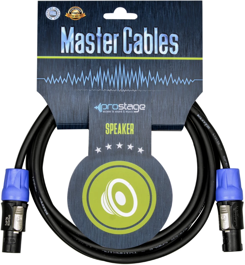 Prostage SPK2-10 - Επαγγελματικό καλώδιο ηχείου 2x2.5mm Speakon - Speakon 10 μέτρα