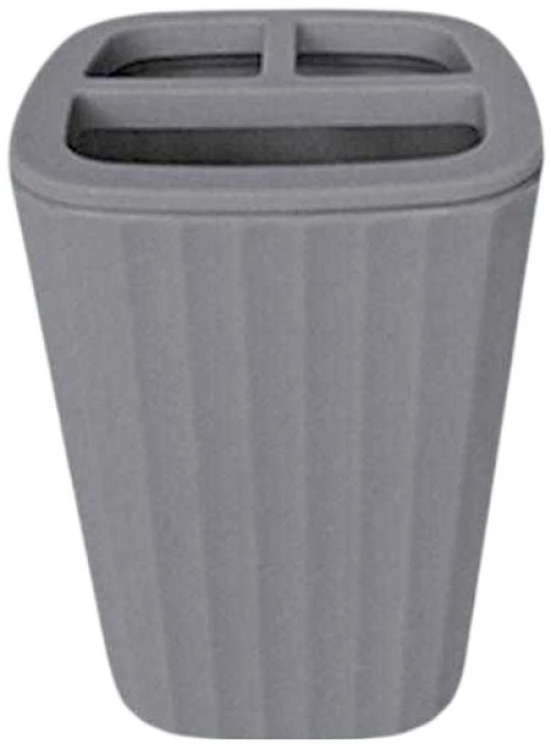 502107 ΘΗΚΗ ΟΔΟΝΤΟΒΟΥΡΤΣΑΣ ΠΛΑΣΤΙΚΗ - GREY - 21602