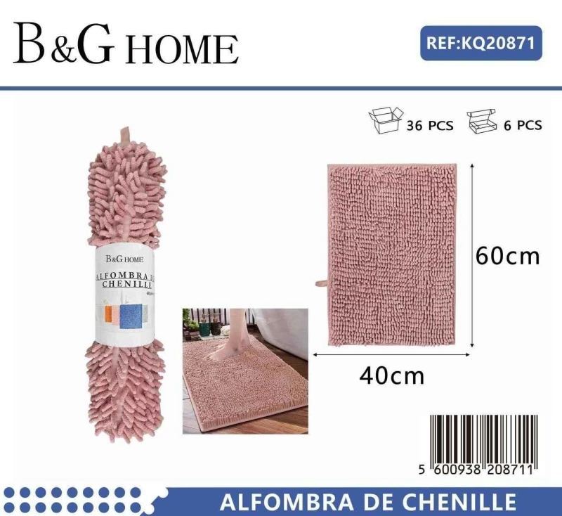 502293 ΠΑΤΑΚΙ ΜΠΑΝΙΟΥ - M0826 - 40X60CM - PINK - 20871