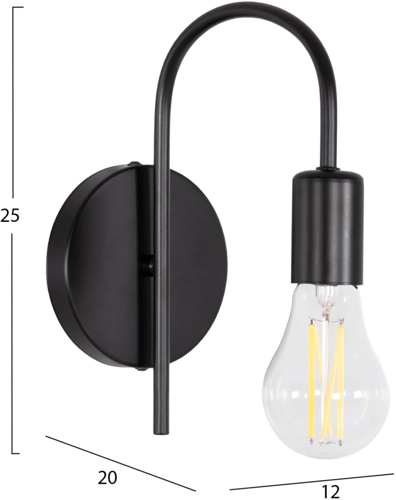 499112 ΑΠΛΙΚΑ ΤΟΙΧΟΥ KRAMER HM4657.01 ΜΕΤΑΛΛΟ ΣΕ ΜΑΥΡΟ 12X20X25ΥΕΚ.