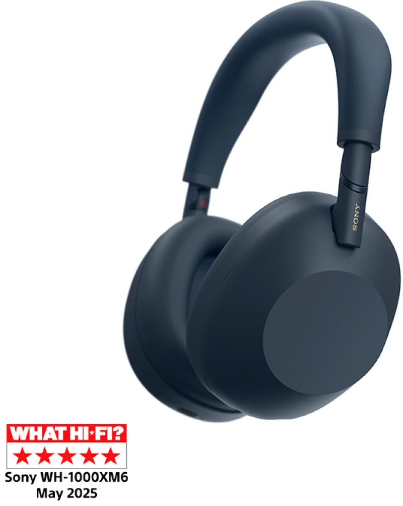 Sony WH-1000XM6 Flagship Noise Cancelling Ασύρματα Over Ear Ακουστικά (Midnight Blue)