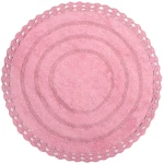 Πατάκι στρογγυλό ( 70cm ) ρόζ - -