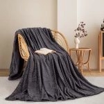 ΚΟΥΒΕΡΤΑ  FLEECE ΜΟΝΗ 180X240 ADAM HOME (550)  DARK GREY(70) - -