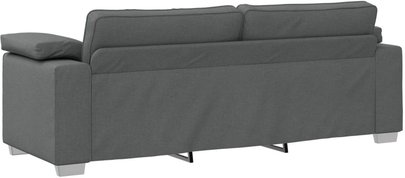 vidaXL Καναπές Τριών Θέσεων Σκούρο Γκρι 178 cm Υφάσματος