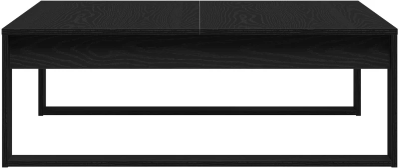 vidaXL Τραπεζάκι σαλονιού Μαύρο Δρυς 100x100x35 εκ Επεξεργασμένο ξύλο