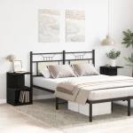 vidaXL Κομοδίνα 2 τεμ Μαύρη Δρυς 35x35x55 εκ Κατασκευασμένο ξύλο