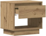 vidaXL Κομοδίνο 2 τεμ Καρυδί 45x34x47 εκ Ξύλο Γεννητριών