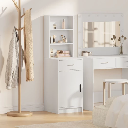 vidaXL Υψηλός μπουφές Λευκός 40x41x135 εκ. Ξύλο επεξεργασμένου