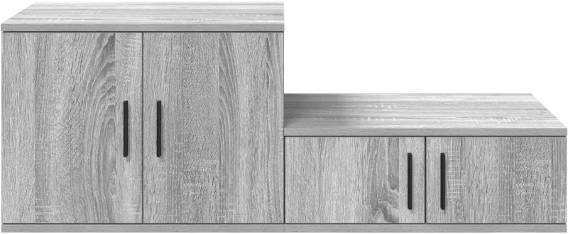 vidaXL Ντουλάπι Αποθήκευσης Γκρι Σονόμα 118x41x40 εκ. Φτιαγμένο από Ξύλο