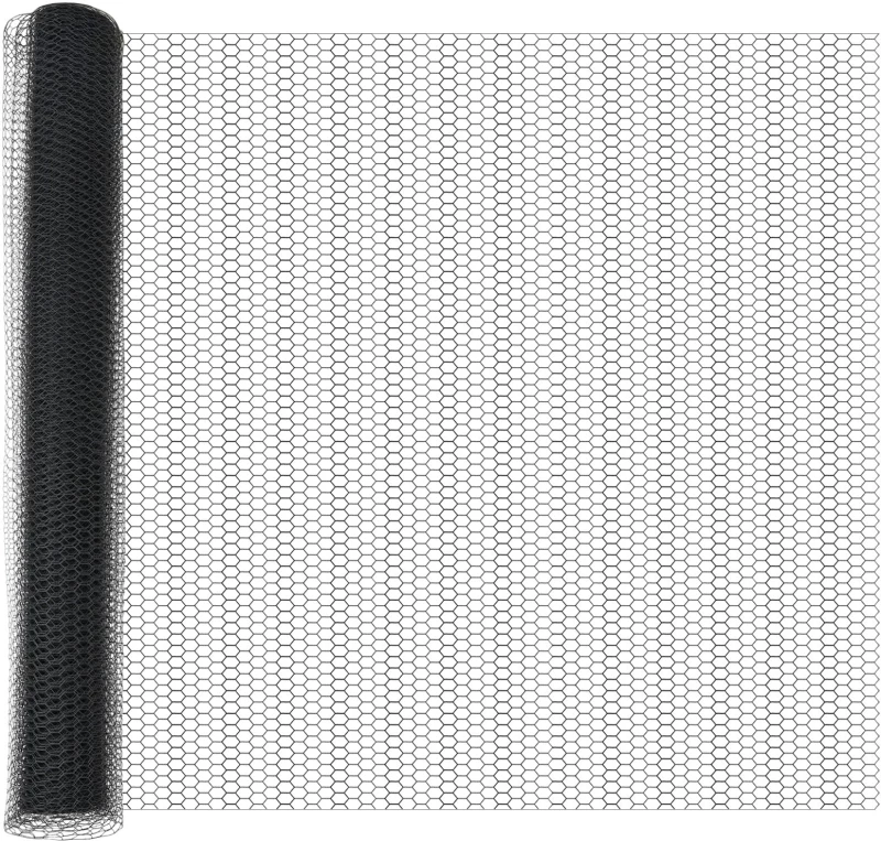 vidaXL Εξάγωνος Φράχτης Γκρι 1.4x100 μ Χάλυβα