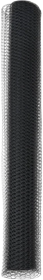 vidaXL Εξάγωνος Φράχτης Γκρι 1.4x100 μ Χάλυβα