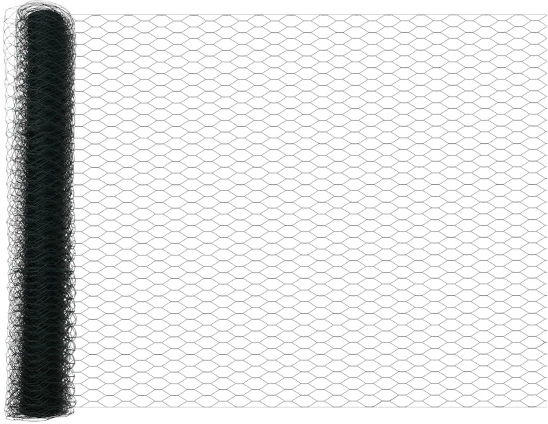 vidaXL Φράχτης Έξιγωνο Πράσινος 1.4x25 μ Ατσάλι