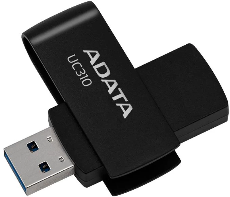 MEMORY DRIVE FLASH USB3.2 64GB/BLACK UC310-64G-RBK ADATA