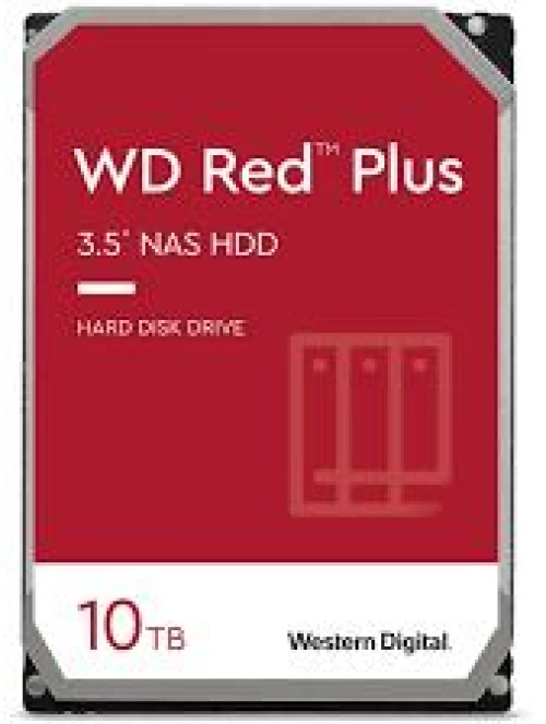 HDD|WESTERN DIGITAL|Red Plus|10TB|SATA 3.0|256 MB|7200 rpm|3,5"|WD101EFBX