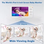 HELLOBABY ενδοεπικοινωνία μωρού HB6364 με κάμερα & οθόνη 6", 720p, PTZ