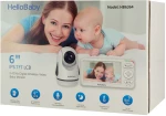 HELLOBABY ενδοεπικοινωνία μωρού HB6364 με κάμερα & οθόνη 6", 720p, PTZ