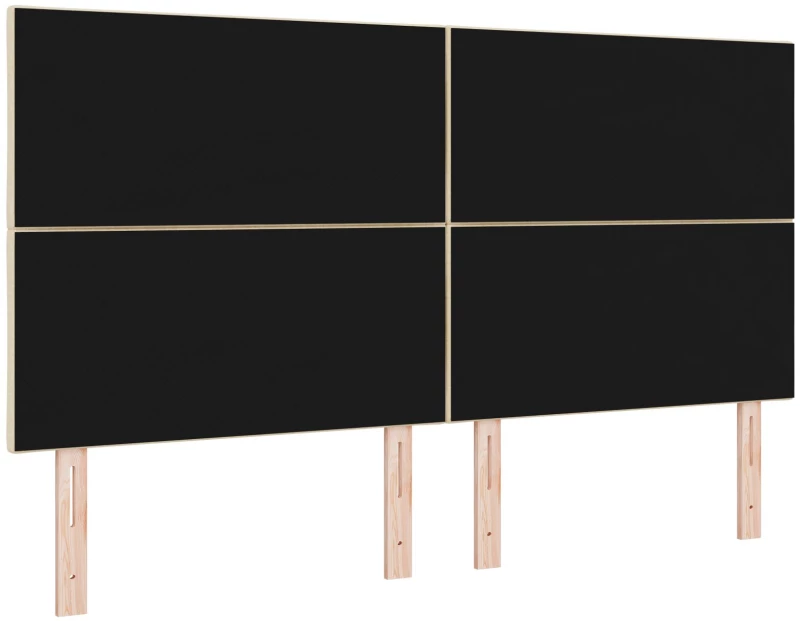 vidaXL Κεφαλάρι Σχεδιασμού Διαμαντιών Κρεμ 180 cm Υφάσματος