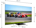 TV Set|THOMSON|43"|4K/Smart|QLED|3840x2160|Wireless LAN|Bluetooth|Google TV|Black|43QG7C14