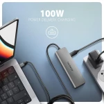I/O HUB USB-C 5IN1/1M HMC-5H AXAGON