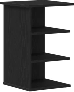 vidaXL Πλευρική Ντουλάπα Μαύρο Δρυς 35x35x55 εκ Επεξεργασμένο ξύλο
