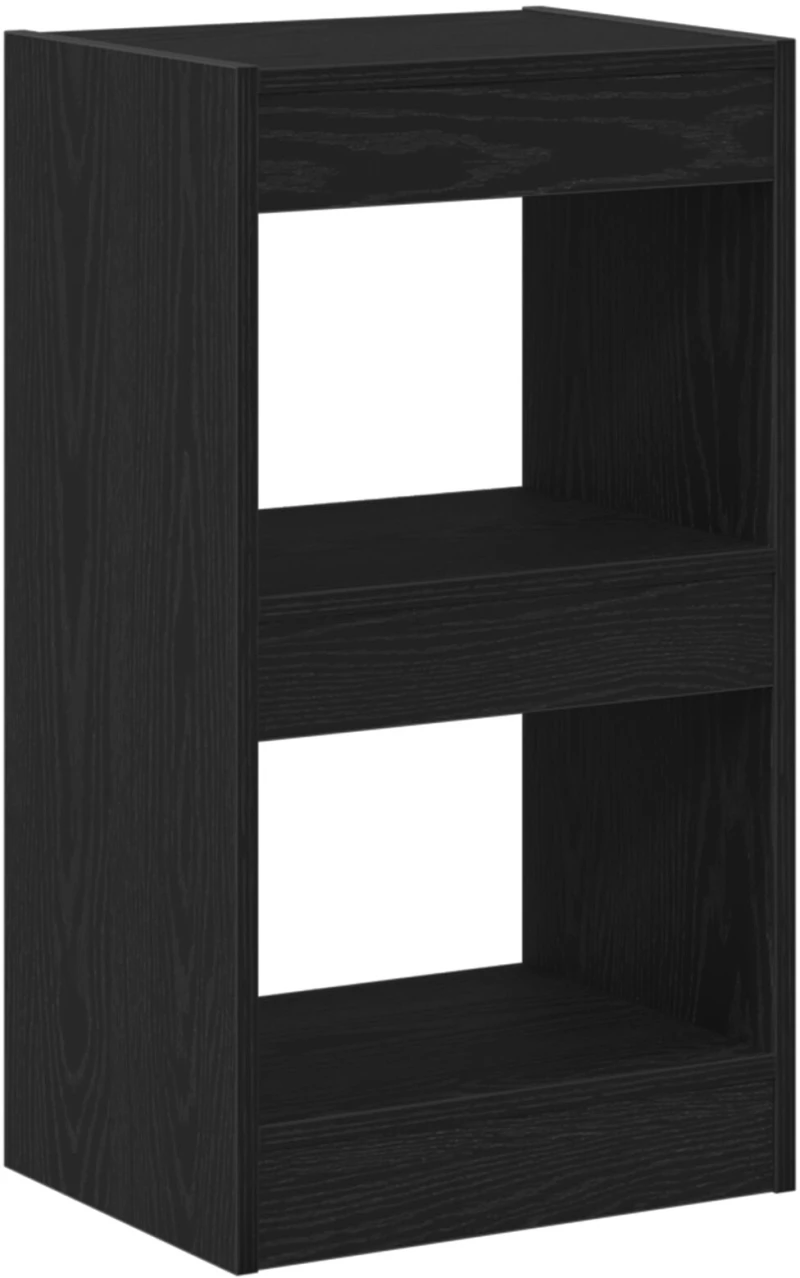 VidaXL Βιβλιοθήκη/Διαίρεση Χώρου Μαύρο Δρυς 40x30x71,5 εκ