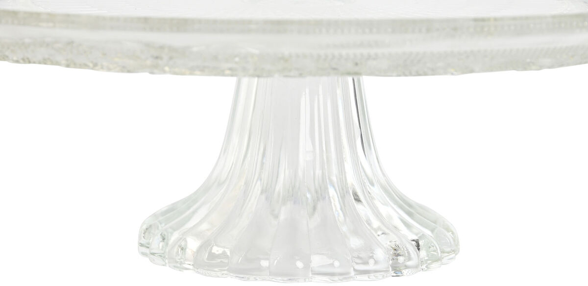 Επίπεδο πιάτο Home ESPRIT Διαφανές Κρυστάλλινο 33 x 33 x 9,4 cm