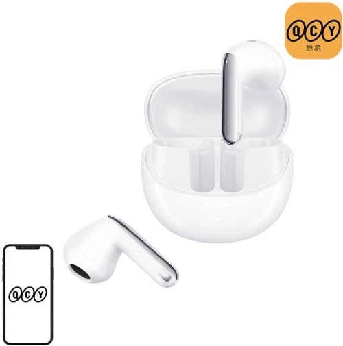 TWS QCY AilyBuds Pro+ HT10 Pro Headphones, ANC (white)