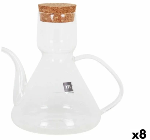 Λαδιέρα La Mediterránea Bell Διαφανές Σιλικόνη Βοροπυριτικό γυαλί 500 ml (8 Μονάδες)