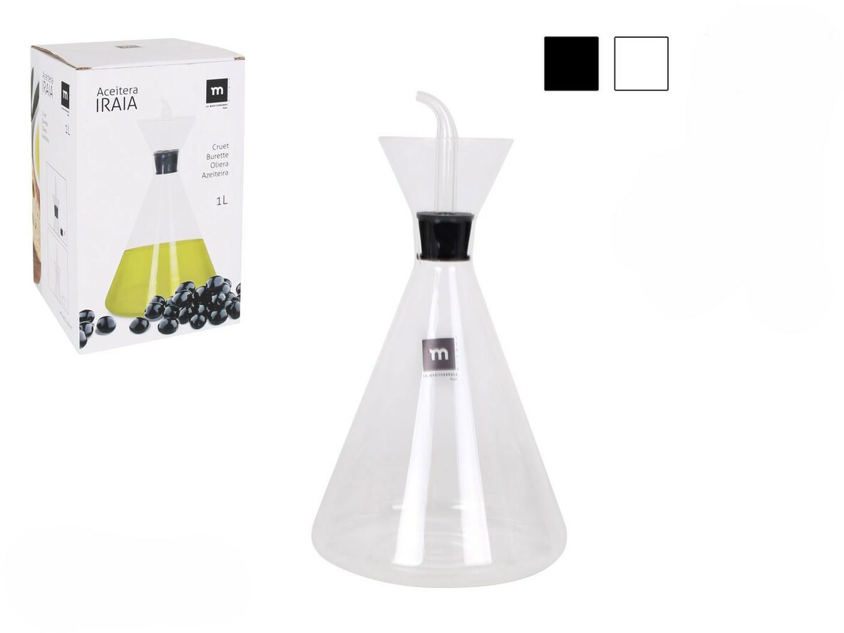 Λαδιέρα La Mediterránea Iraia Διαφανές Βοροπυριτικό γυαλί 1 L (x6)