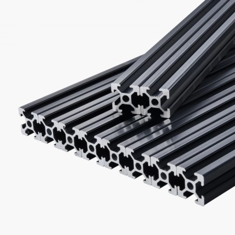 VEVOR 10PCS 59 in (1500 mm) T Slot 2020 Aluminum Extrusion Anodized Linear Rail