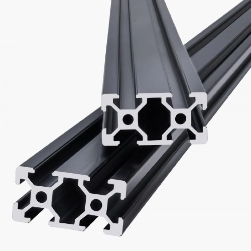 VEVOR 5PCS 47.2 in (1200 mm) T Slot 2040 Aluminum Extrusion Anodized Linear Rail