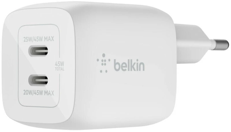 Φορτιστής Τοίχου Belkin WCH011vfWH Λευκό 45 W (1 μονάδα)