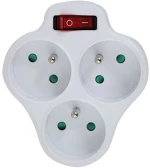 Πολύπριζο Esperanza ELK304W 3 βύσματα