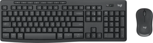 Πληκτρολόγιο και Ποντίκι Logitech MK370 Γραφίτης Ιταλικά Qwerty US