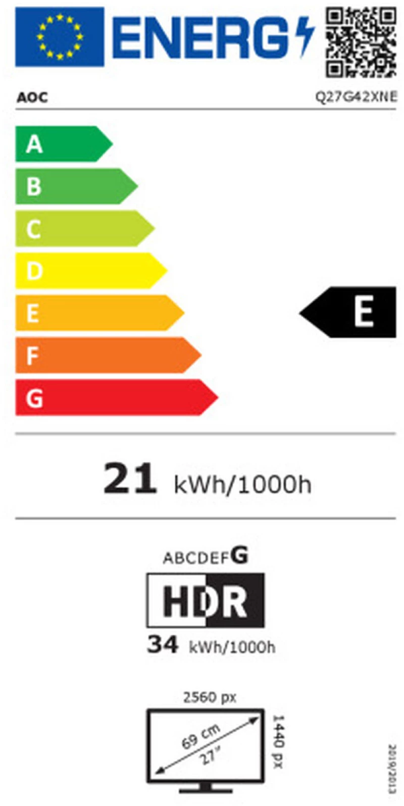 Οθόνη AOC Q27G42XNE LED 27"