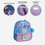 Σχολική Τσάντα Stitch Μπλε