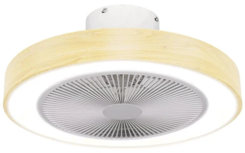 ESTIA ΑΝΕΜΙΣΤΗΡΑΣ ΟΡΟΦΗΣ HALO FLOW 50cm 15w ΜΕ CCT LED ΦΩΤΙΣΜΟ 45W & ΤΗΛΕΧΕΙΡΙΣΤΗΡΙΟ ΟΨΗ ΞΥΛΟΥ