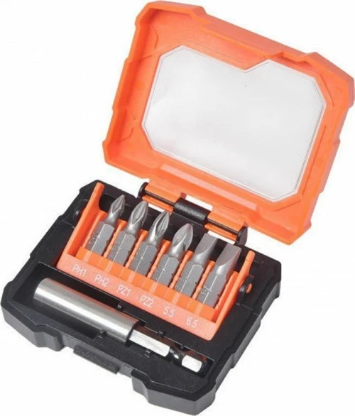 Tactix 452004 Μύτες S2 & Μαγνητικός Αντάπτορας 60mm, σετ 7 τεμ