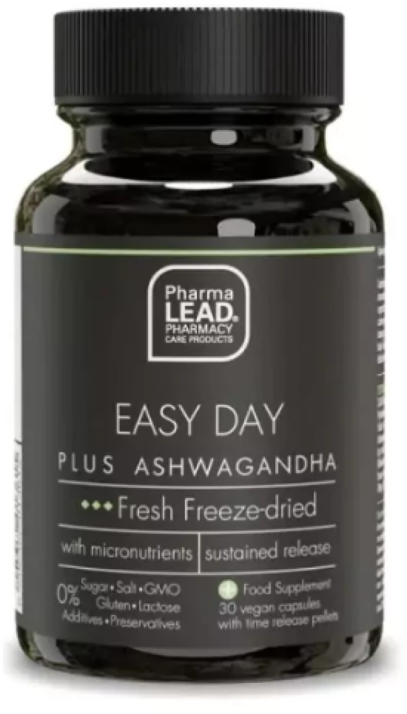 Pharmalead | Easy Day Plus Ashwagandha Για Ομαλή Ψυχολογική Λειτουργία | 30caps