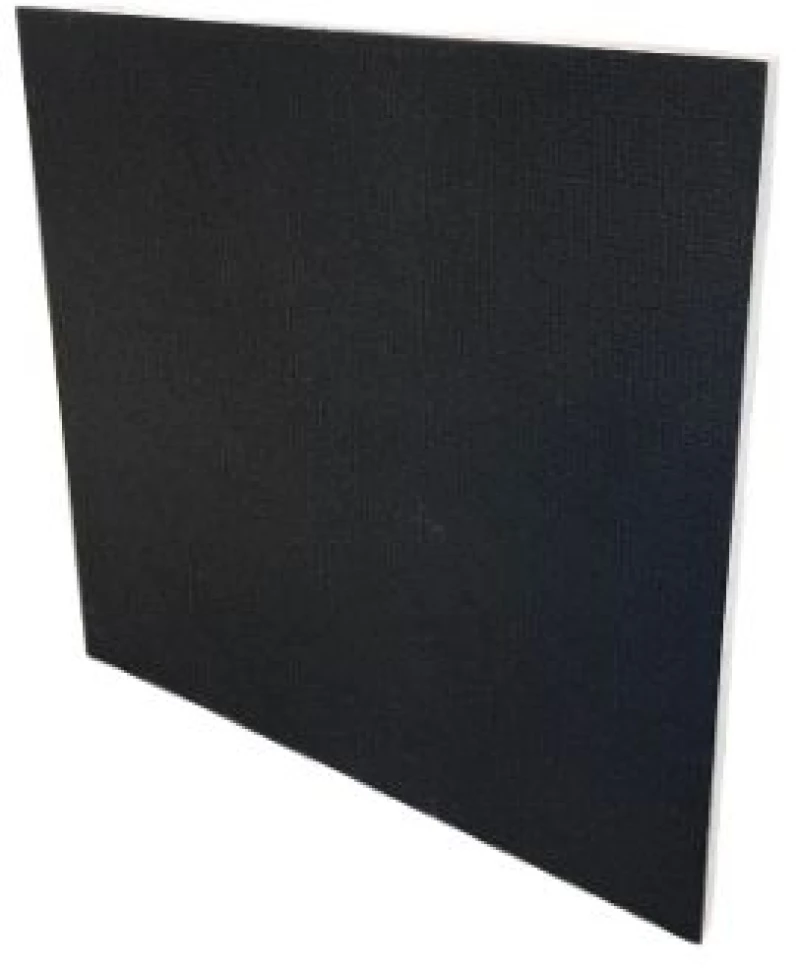 Audiodesigner Colour Ceiling Panels Black Χωνευτά Ηχοαπορροφητικά Πάνελ Οροφής 60x60x2,5 cm (6 Τεμάχια)