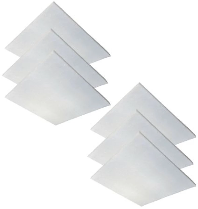 Audiodesigner Colour Ceiling Panels Grey Χωνευτά Ηχοαπορροφητικά Πάνελ Οροφής 60x60x2,5 cm (6 Τεμάχια)