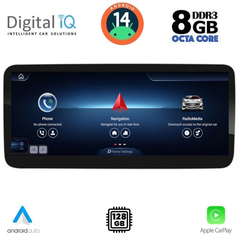 DIGITAL IQ TPK 17981_CPA (12.3'') MULTIMEDIA SYSTEM for MERCEDES A – CLA – GLA mod. 2015-2019 (NTG 5)