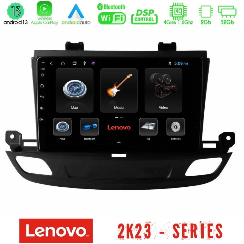 Lenovo car pad Opel Insignia 2 2017-2020 4core Android 13 2+32gb Navigation Multimedia Tablet 9" u-len-Op1402