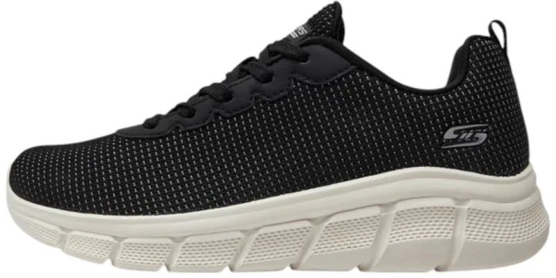 Skechers Γυναικεία Αθλητικά Bobs B Flex-Visionary Essence 117346/Blk Μαύρο-Λευκό 126710