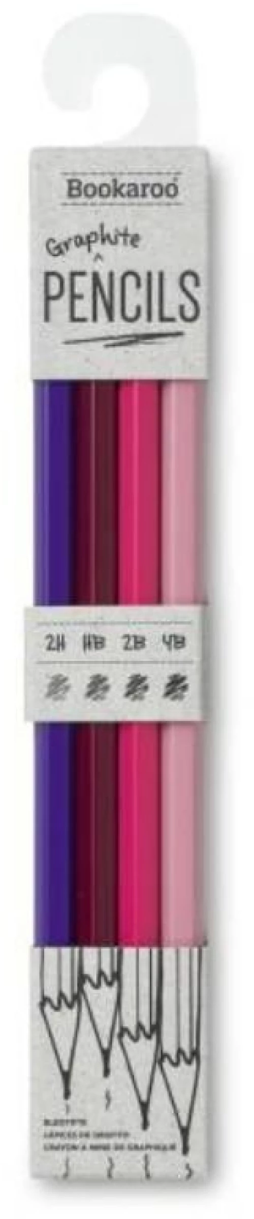 4 Μολύβια IF Bookaroo Pinks 79601