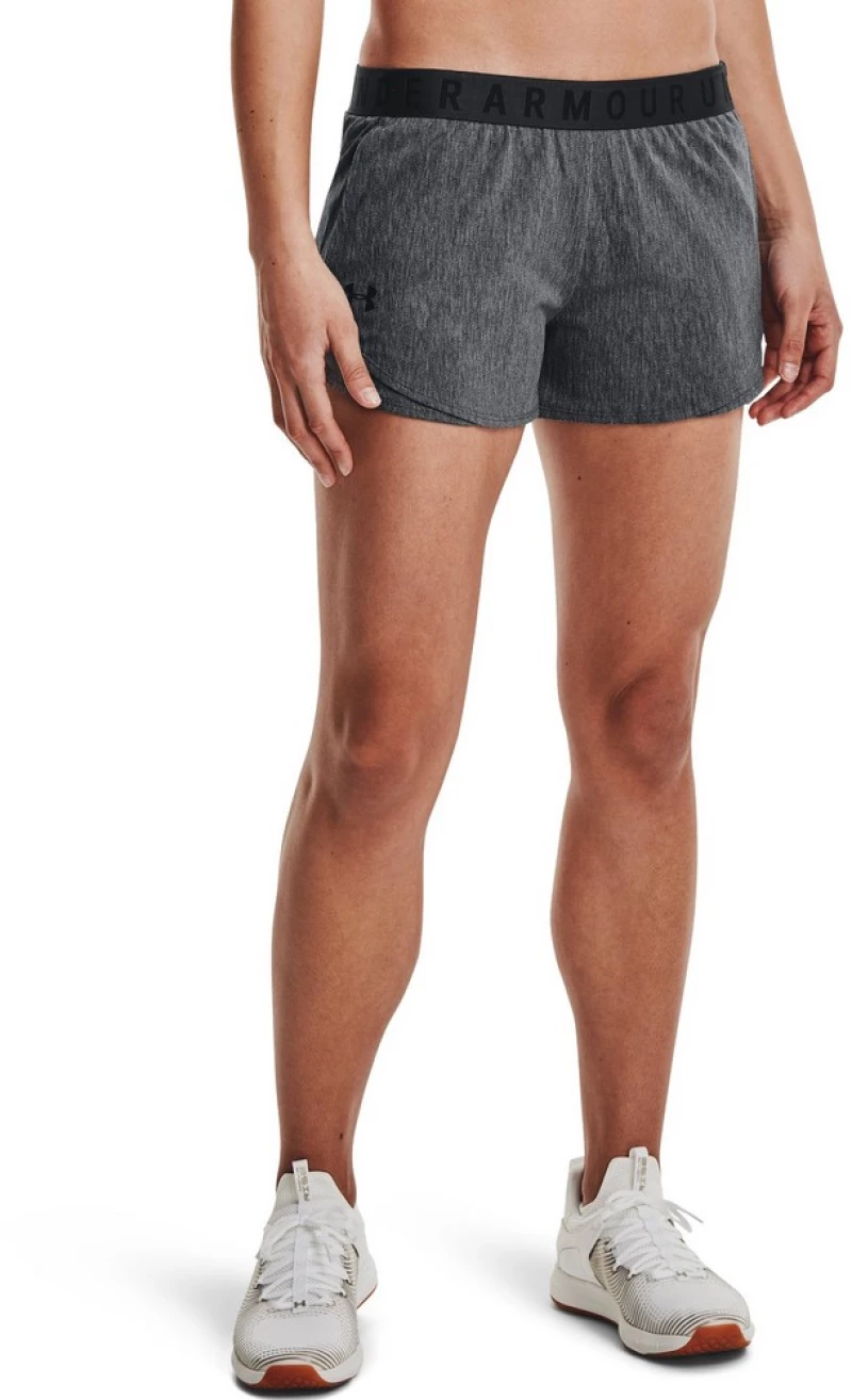 UA Play Up Twist Shorts 3.0 1349125-010 UNDER ARMOUR Γκρι