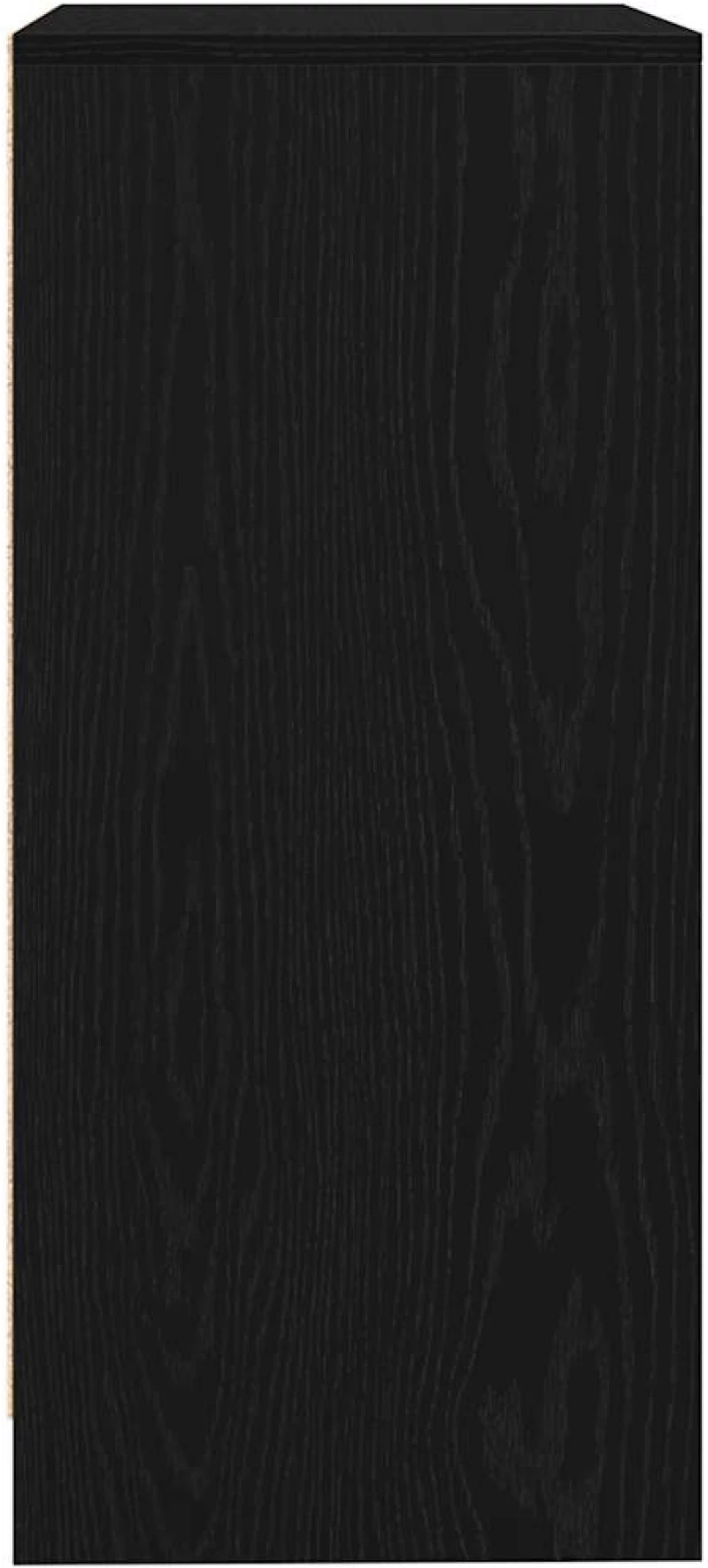 vidaXL Sideboard Μαύρη βελανιδιά 57x34x76 cm Κατασκευασμένο ξύλο